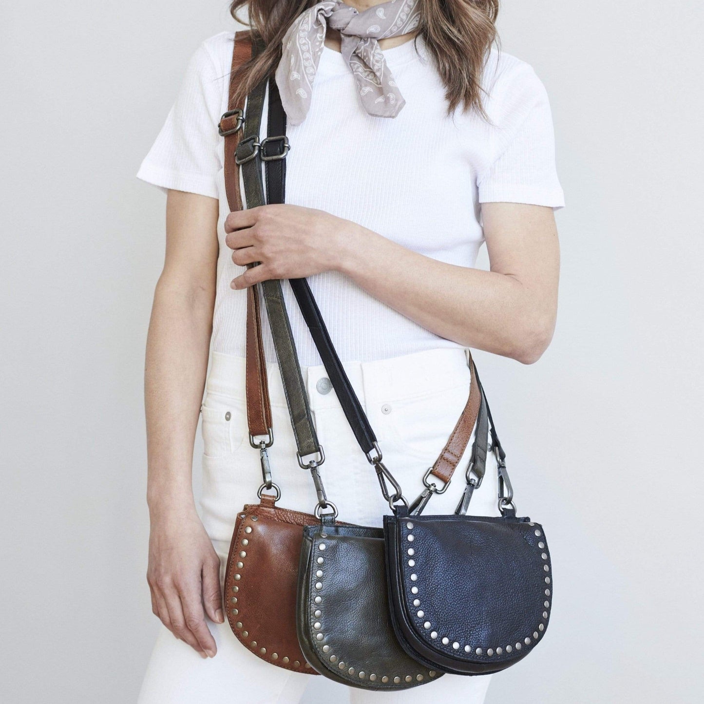 Janna Leather Crossbody