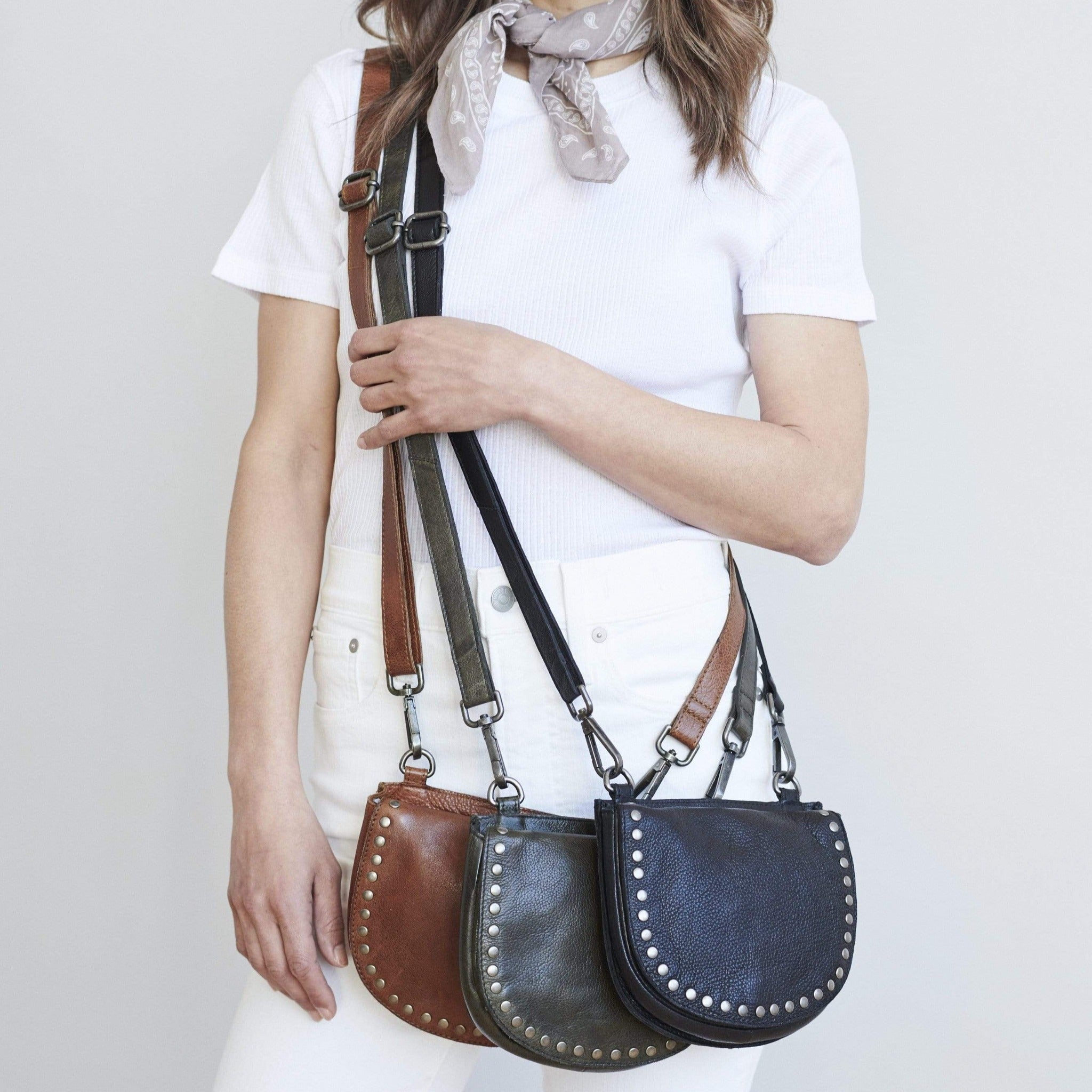 Janna Leather Crossbody