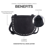 Janna Leather Crossbody
