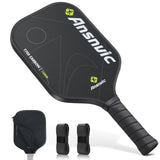 Ansnvic Pickleball Paddle T700 Carbon Fiber Surface & 16mm PowerCore Easy Spin, Great Control & Comfortable Power Lightweight Paddle for All Skill Levels